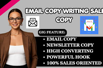 do email copywriting for sales email copy and email sequences
