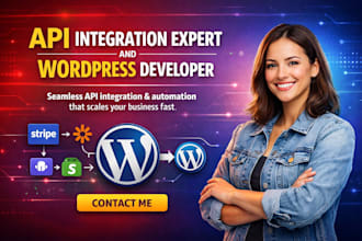 integrate any API in wordpress website, wix API, plugin development, wix velo