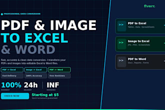 accurately convert any PDF file to excel, word, powerpoint