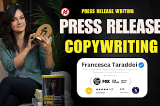write SEO optimized press release and content copywriting