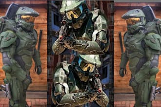 create custom 3d fantasy scifi cosplay creation 3d wearable game cosplay armor