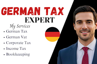 do german tax filing, vat return, corporate tax, income tax, steuerberater