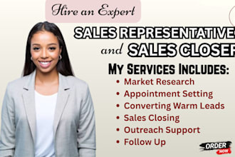 sales closer sales rep sdr b2b lead generation sales representative salesperson