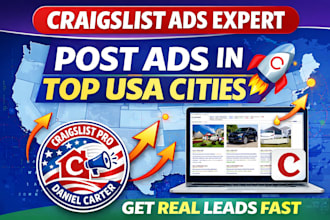 design high converting craigslist ads, website banners, and professional flyer