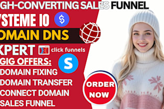 connect domain dns to shopify systeme io redirect domain subdomain