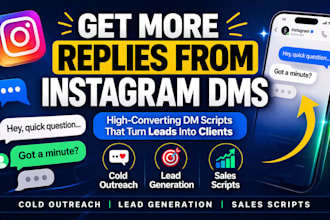 write high converting instagram dm scripts for cold outreach and lead generation