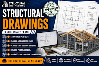 be your structural engineer for building plans and permit approval