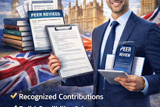 provide peer review experience for UK global talent visa