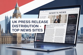 write and distribute press release to united kingdom top news sites