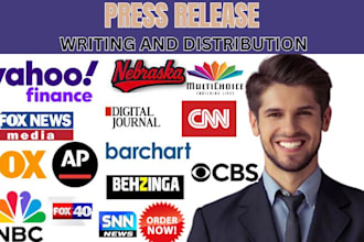 do SEO press release PR distribution write press release shopify dropshipping PR