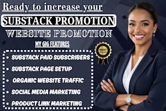 do substack promotion to get real targeted subscribers substack page promotion