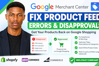 fix google shopping feed errors and merchant center suspension