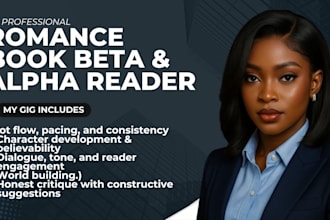 be your romance book beta and alpha reader, fantasy reader
