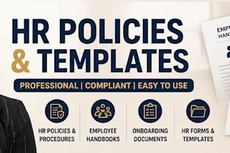 create HR policies, onboarding documents and HR templates
