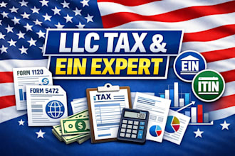 do usa llc wyoming tax return registration ein itin  number 1120 5472 tax filing
