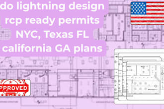 do lightning design rcp ready permits NYC, texas fl california ga plans