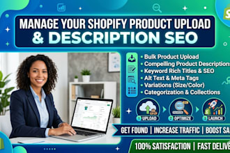 manage your shopify product upload description SEO tags