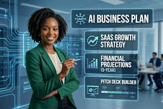 write a professional ai startup business plan or saas business plan