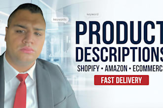 write ecommerce listing copy for shopify and amazon stores