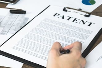 do patent search, patent drafting and trademark filing with uspto