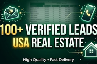generate USA real estate leads with emails and phone numbers