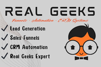 build real geeks lead generation funnel, CRM automation and sales system