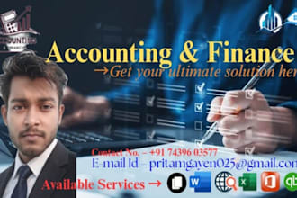do accurate bookkeeping, data entry, and accounting tasks professionally
