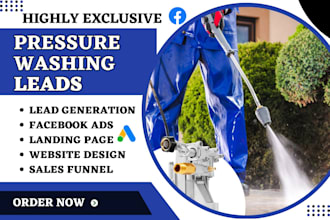 generate pressure washing leads power washing leads car wash leads cleaning lead