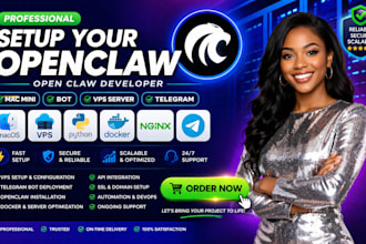 setup your openclaw, open claw developer mac mini bot vps server telegram