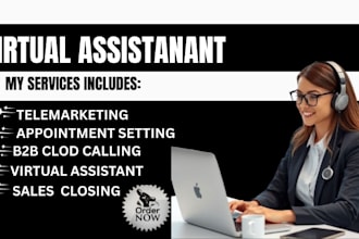 be your b2b virtual assistant for lead generation and appointment setting