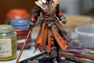 model painting such as dnd , warhammer