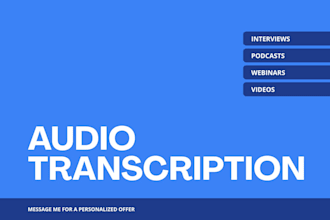 transcribe your audio files