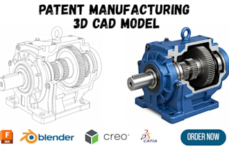 do 2d technical cad drawings for patent manufacturing fabrication applications