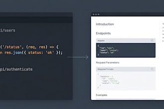 write technical documentation, API docs, and user guides for your software