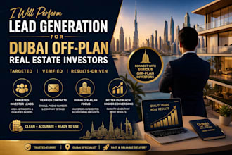 provide targeted b2b lead generation for dubai real estate investors