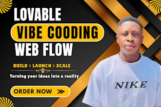 build website or saas mvp using webflow, lovable and vibe coding