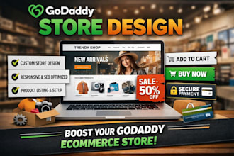 design godaddy website redesign mordern godaddy website build develop godaddy