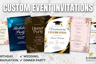 design greeting card, invitation card and party invitation