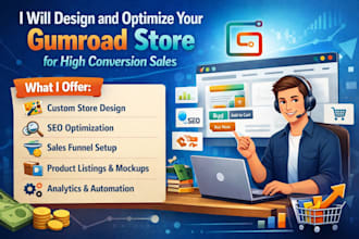 design and optimize your gumroad store for high conversion sales