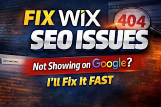 fix wix SEO issues, submit sitemap and connect search console