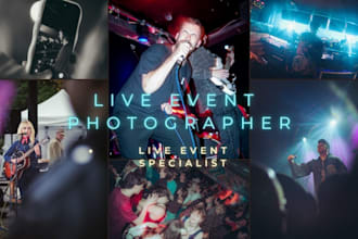 do professional concert and live music event photography