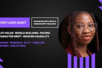 audit novel plot, logic, and world building