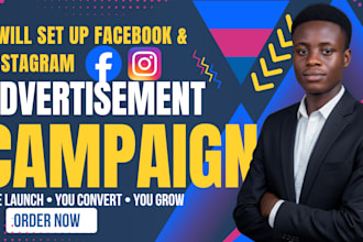 set up facebook ads campaign, meta ads marketing, ig campaigns, fb marketing