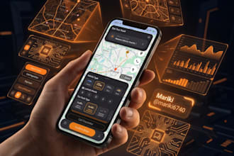 develop a complete dispatch system with mobile app and admin panel