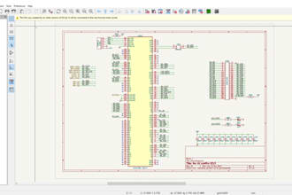 design schematic capture and circuit design for mcu, sensors, and power boards