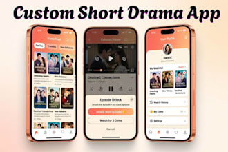 build a professional short drama mobile app like with advanced features