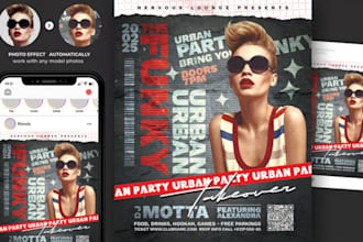 design event flyer party flyer club flyer animated motion flyer animated flyer
