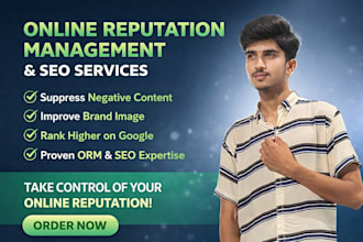 do online reputation management, ORM, services to suppress negative links