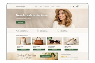 design a clean and user friendly shopify website