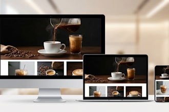 create a fully functional website by custom  and asthetic design